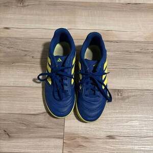 adidas Super Sala 2 Indoor Soccer Futsal Shoes Royal Blue Solar Yellow